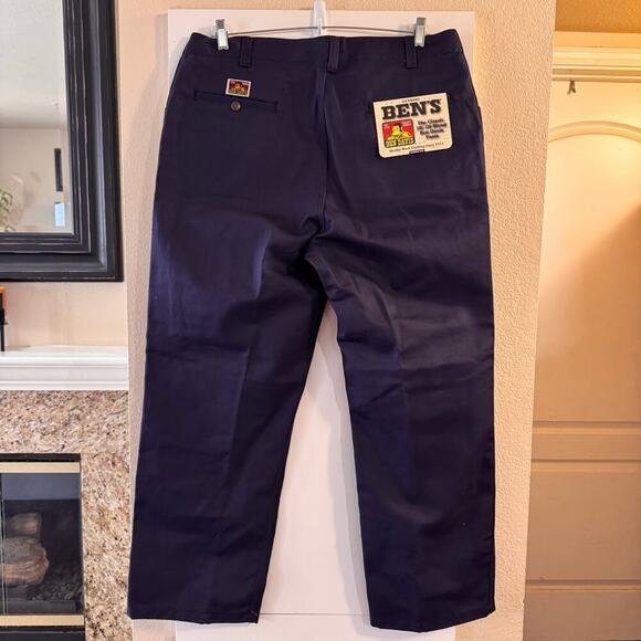 NWT Ben Davis Deadstock Men’s Classic Fit Canvas Chino Utility Pant Blue Size 38 - Picture 2 of 8